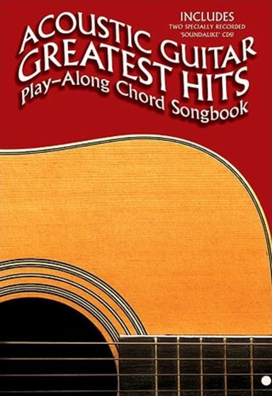 Acoustic Guitar Greatest Hits Play Along Chord Songbook Bk/2cds