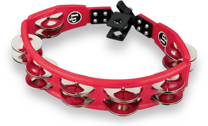 LP LP161 Cyclops Mountable Tambourine in Red steel