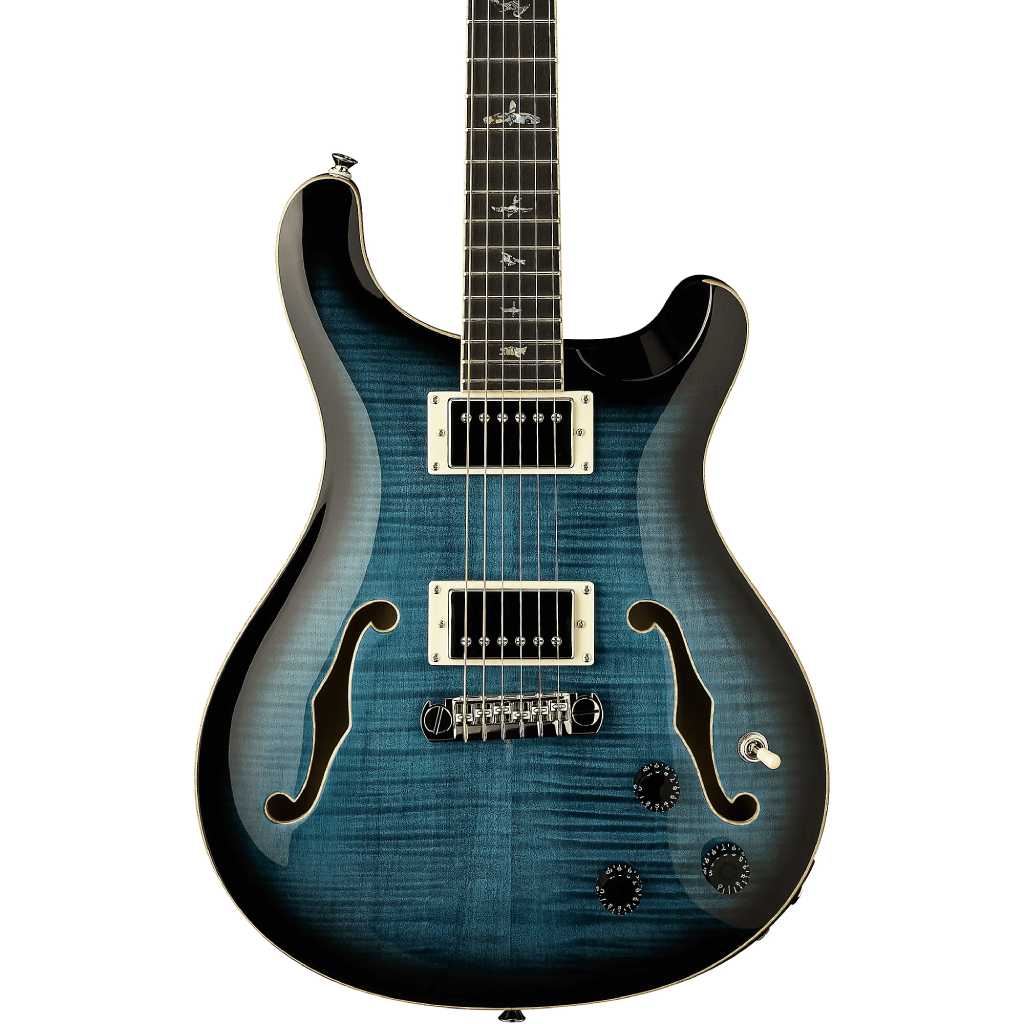 PRS SE Hollowbody II Piezo in Peacock Blue Burst