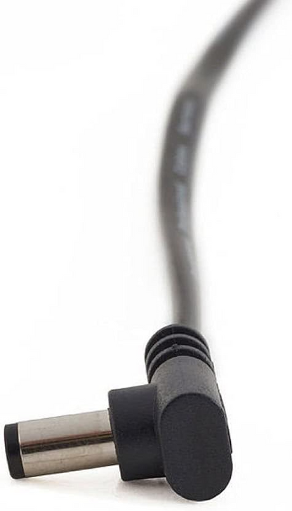RockBoard 15cm Angled to Angled Power Supply Cable in Black
