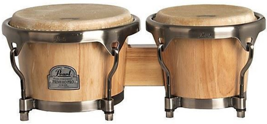 Pearl PPPWB100DX511 Primero Pro 7" and 8.5" Bongos in Natural
