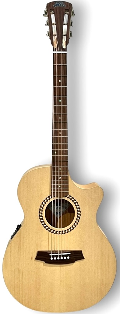 Cole Clark SRAN2EC-SMAH-R Studio Recording Grand Auditorium in Natural