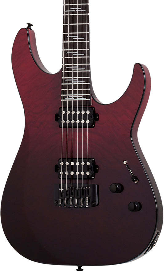 Schecter Reaper 6 Elite in Blood Burst