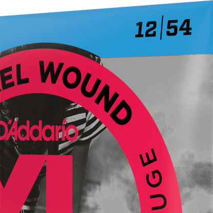 D'Addario EXL145 Nickel Wound Heavy Plain 3rd Electric Guitar Strings 12-54 Gauge