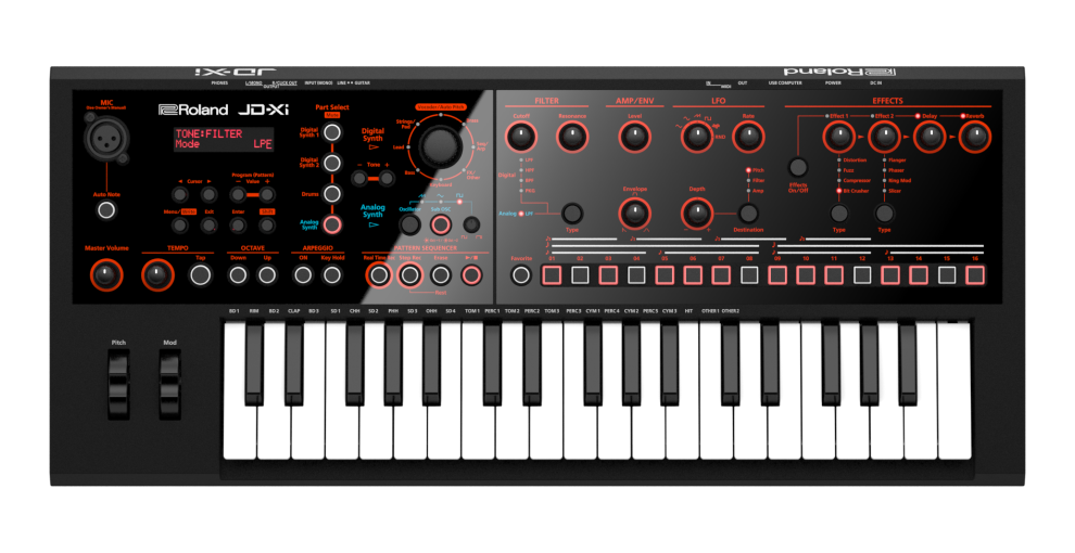 Roland JDXi Interactive Analog and Digital Crossover Synthesizer
