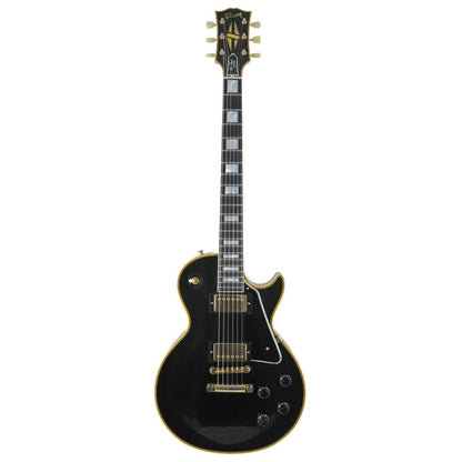 Gibson 1957 Les Paul Custom Reissue Electric Guitar in Ebony 2 Pickup