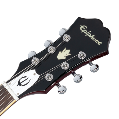 Epiphone Noel Gallager Riviera in Dark Wine Red