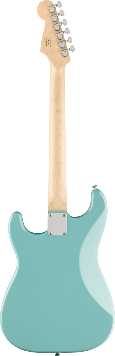 Squier FSR Squier Sonic Stratocaster HT, Maple Fingerboard, White Pickguard in Tropical Turquoise