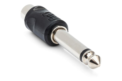 HOSA GPR101 Adapter RCA To 1/4" TS 2Pieces