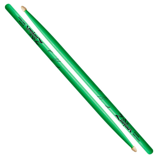 Zildjian 5A Acorn Neon Green Hickory Drumsticks
