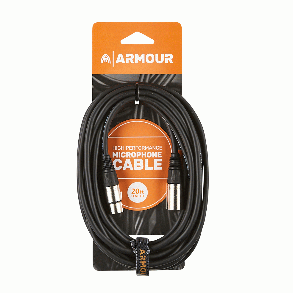 Armour CCP20 20FT 6M High Performance Microphone Cable