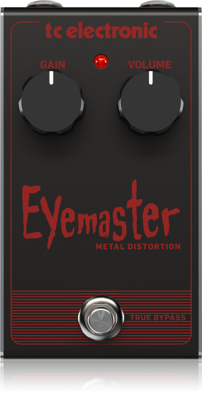 TC Electronic Skull Pounding Eyemaster Metal Distortion Pedal