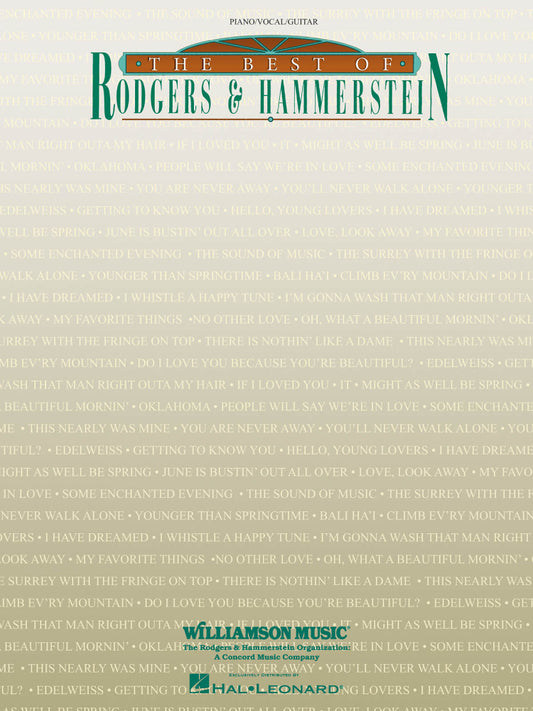 The Best of Rodgers & Hammerstein PVG