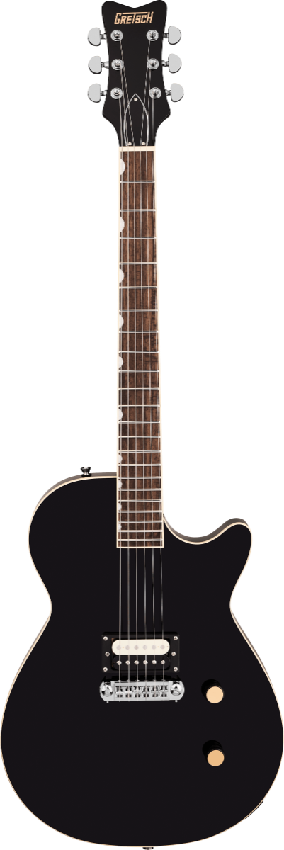 Gretsch Streamliner Jet 1 Pickup Electric Guitar in Jet Black