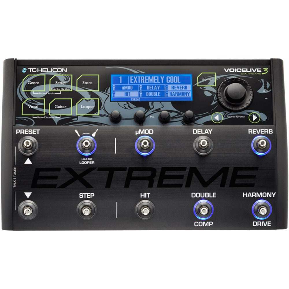 TC-Helicon VoiceLive 3 Extreme Guitar and Vocal Effects Processor Pedal