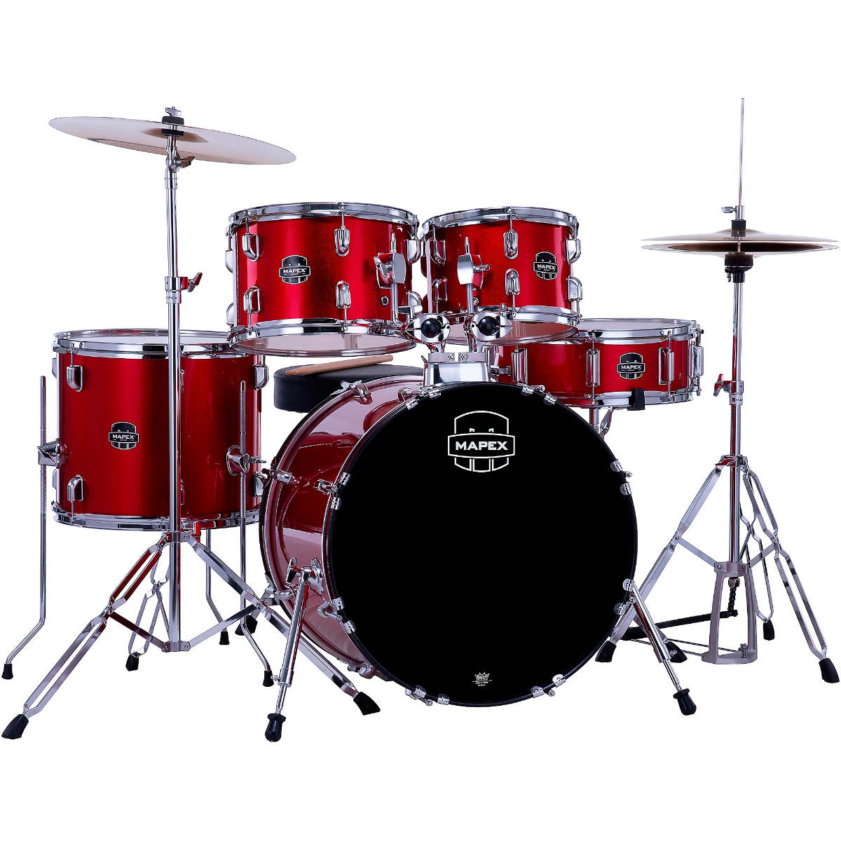Mapex Comet 5 Piece Rock Drum Kit in Infra Red