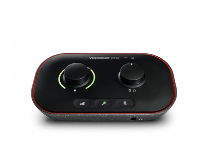 Focusrite Vocaster One Studio essential podcasting kit