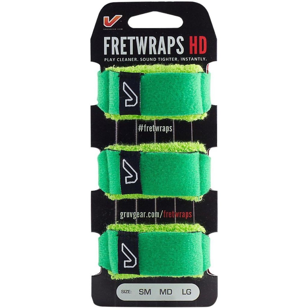 Gruv Gear Fretwraps String Muters 3 Pack Medium in Green