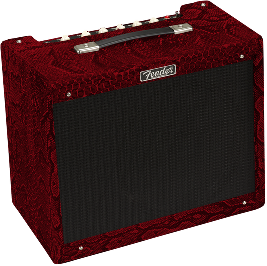 Fender Blues Junior IV 1x12" 15W | Limited Edition Red Snakeskin w/Eminence Texas Heat Speaker