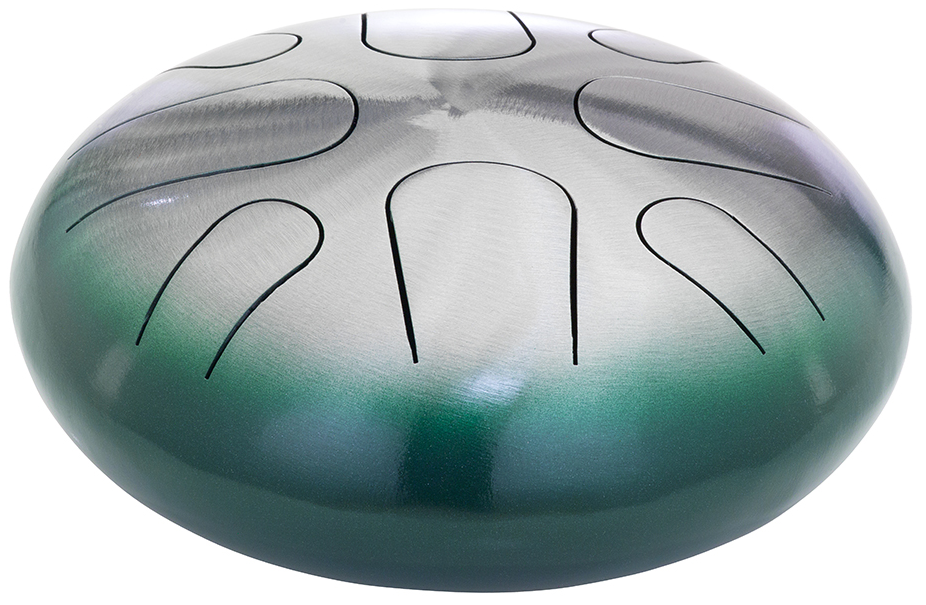 Pearl Percussion Awakening 8 Note A Minor Tongue Drum in Green Burst