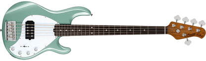 Sterling By Music Man StingRay5 5-String, Rosewood Fingerboard in Dorado Green