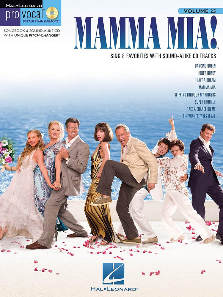 Mamma Mia Pro Vocal Womens Edition Volume 25 BK/CD