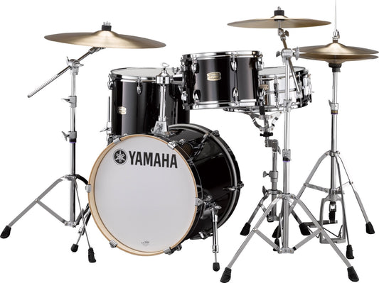 Yamaha Stage Custom Bop 4-Piece Drum Kit in Raven Black