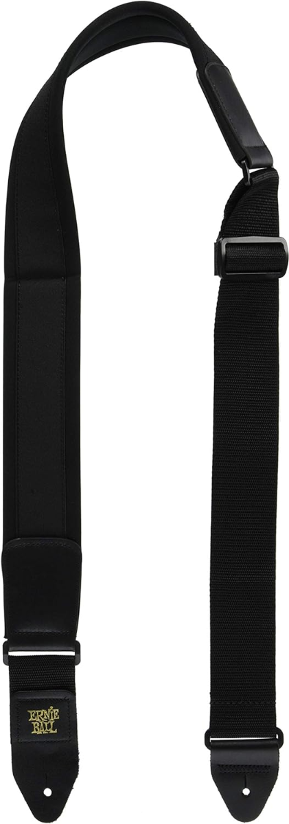 Ernie Ball Comfort Guitar Or Bass Strap in Padded Neoprene
