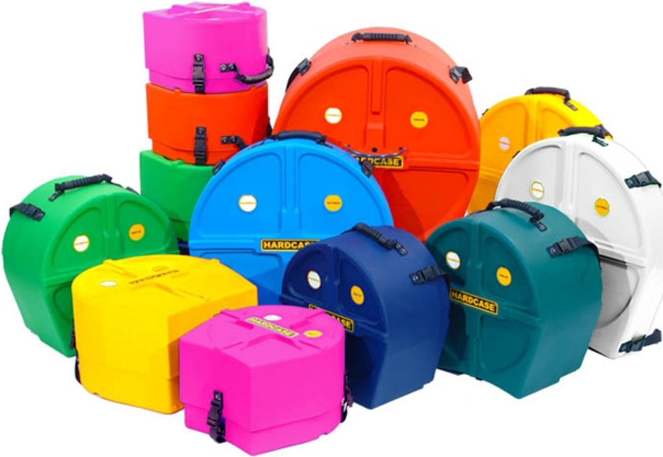 Hardcase 22" Cymbal Case Granite Holds 9 Cymbals