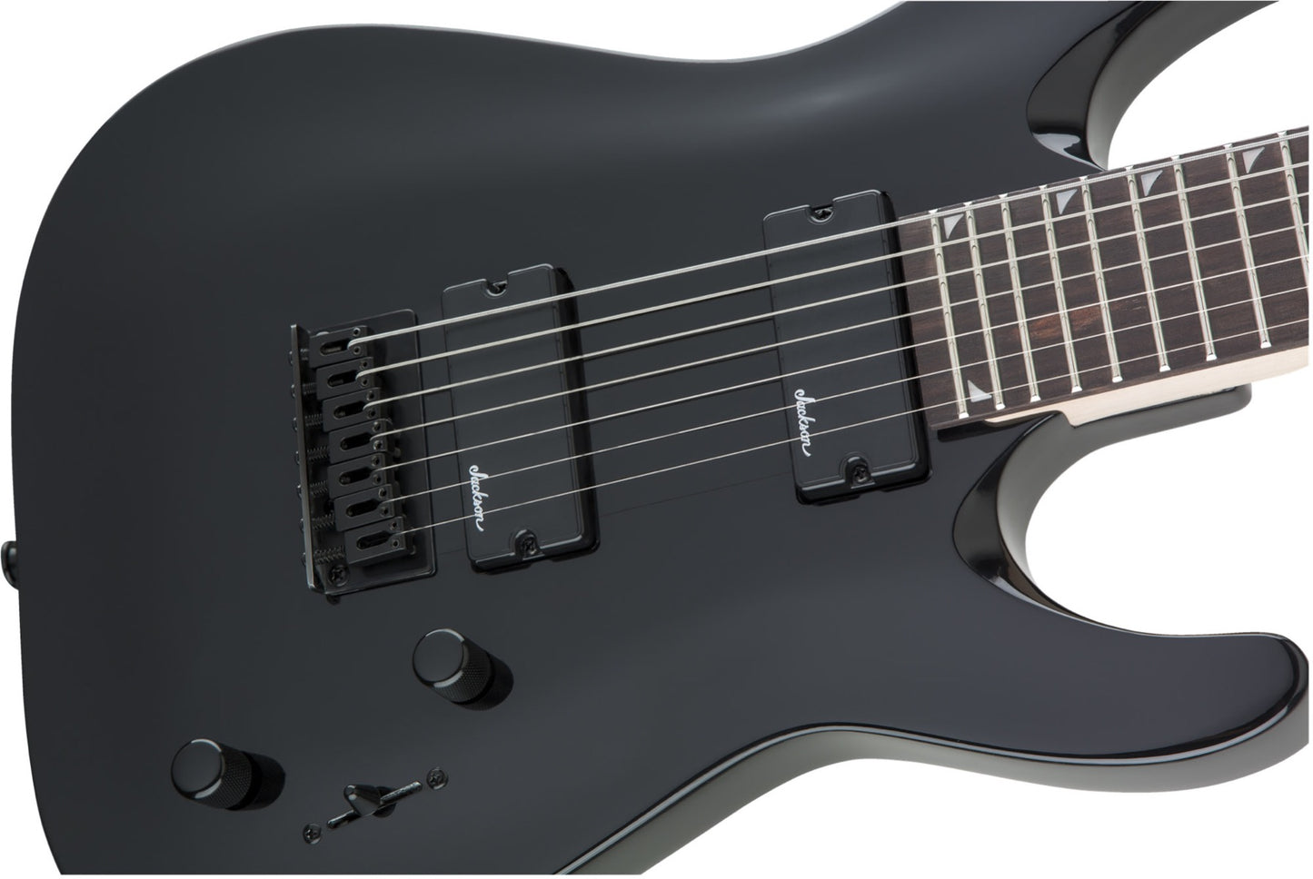 Jackson JS Series Dinky Arch Top JS22 7 DKA HT 7 String in Gloss Black
