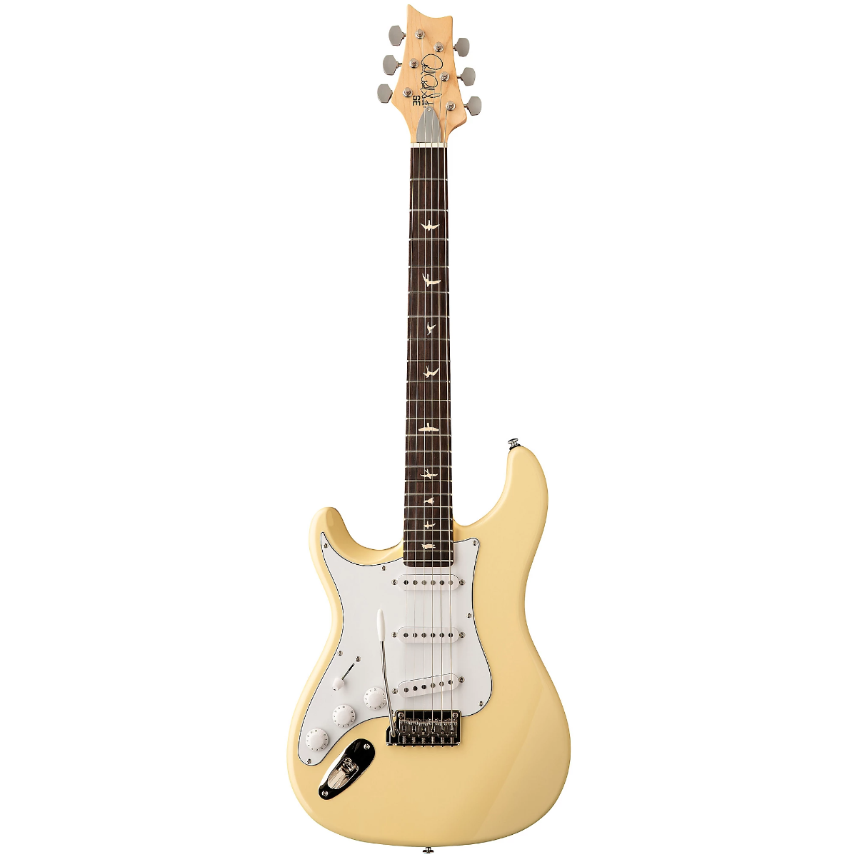 PRS SE Silver Sky Rosewood Lefty Elecric Guitar in Moon White