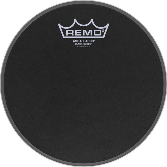 Remo Ambassador Black Suede Batter 8" Drumhead
