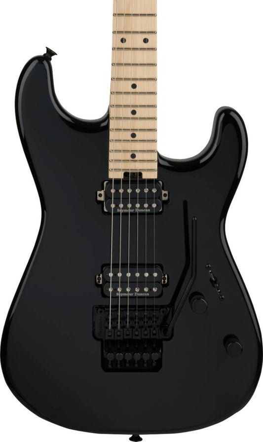 Charvel Pro-Mod San Dimas Style 1 HH FR MPL, Maple Fingerboard in Gloss Black