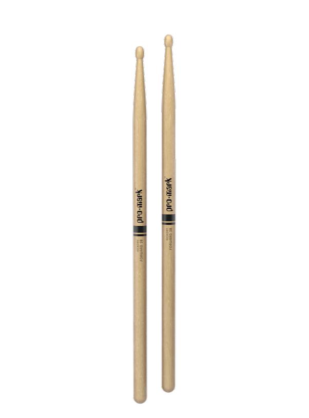Promark Forward 2B Lacquered Hickory Wood Tip Drumsticks