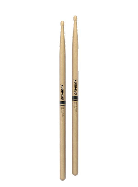 Promark Forward 2B Lacquered Hickory Wood Tip Drumsticks