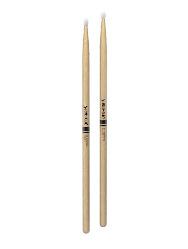 Promark Forward 5A Lacquered Hickory Nylon Tip Drumsticks