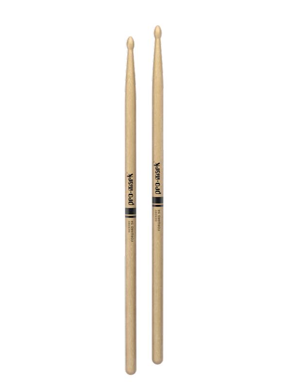 Promark Classic Forward 5A Lacquered Hickory Wood Tip Drumsticks