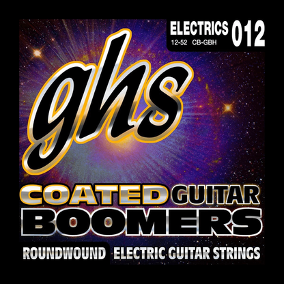 GHS CBGBH Coated Boomers Heavy Electric Guitar Strings 12-52 Gauge