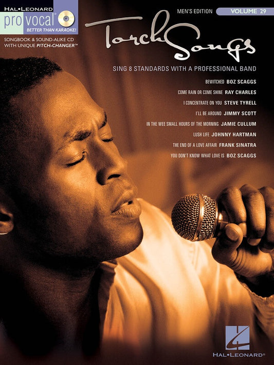 Torch Songs Pro Vocal Men's Edition Volume 29 BK/CD