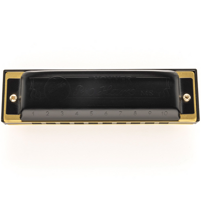 Hohner MS Series Pro Harp 10 Hole Harmonica Ab