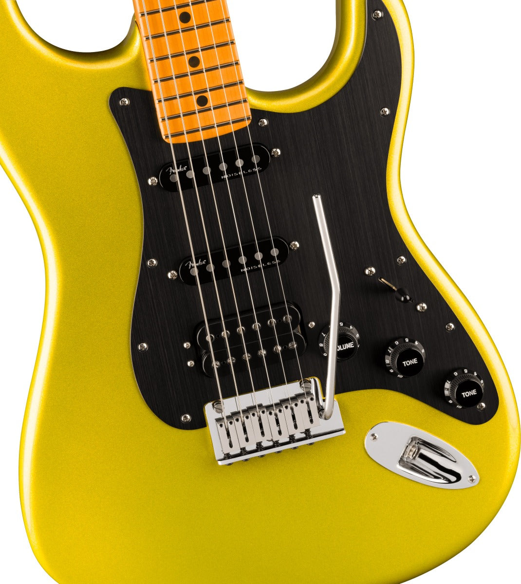 Fender American Ultra II Stratocaster HSS, Maple Fingerboard in Solar Flare | EX-DEMO