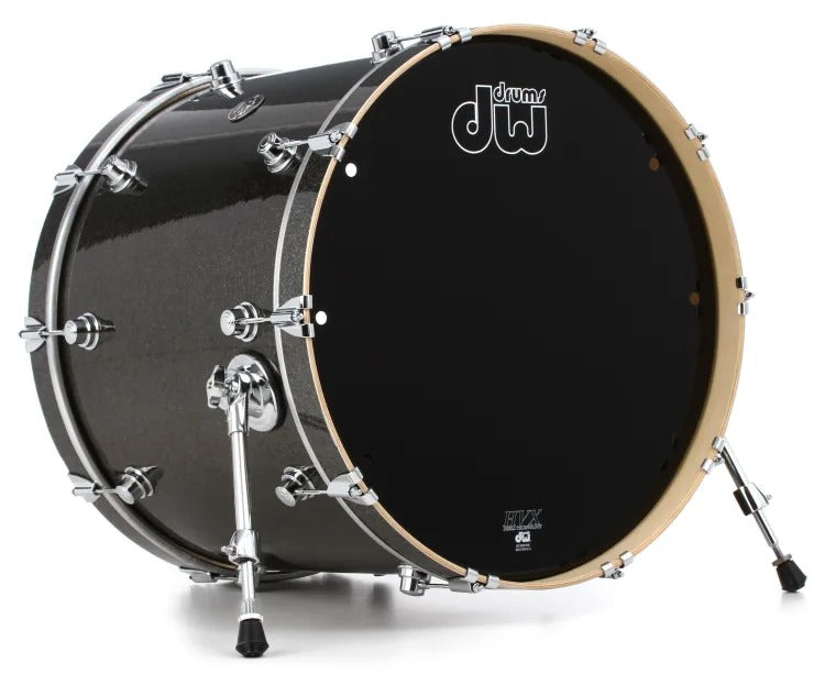 DW Performance Series Kick Drum Pewter Sparkle Finish Ply 18" x 22"