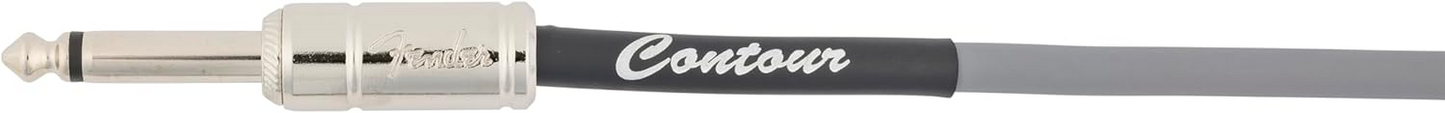 Fender Contour 10' Instrument Cable in Inca Silver