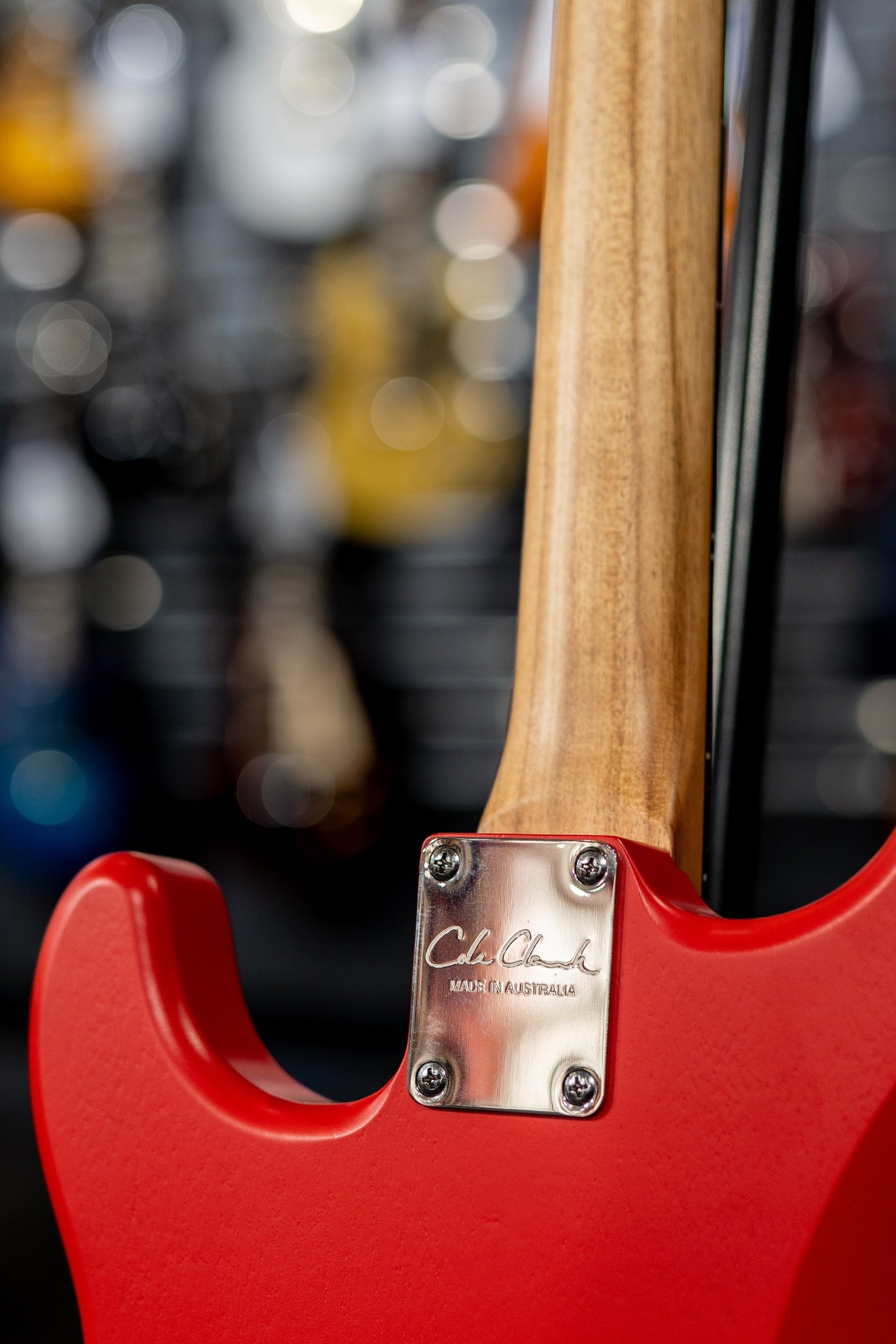 Cole Clark HB Hollow Baby, HSS, Black Pickguard in Red