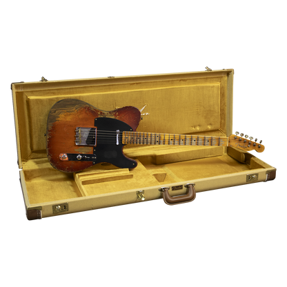 Fender Custom Shop 1952 Telecaster Super Heavy Relic, 1-Piece Quartersawn Maple Neck in Faded Violin Burst