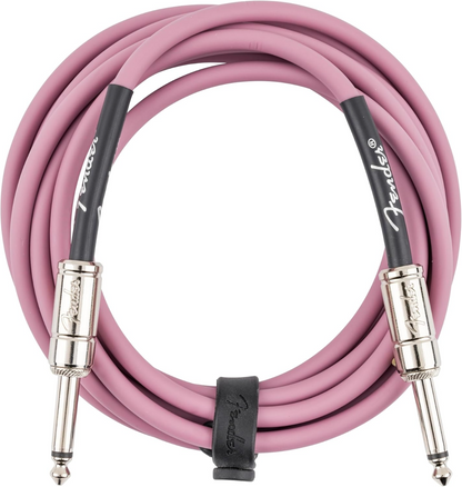 Fender Contour 10' Instrument Cable in Burgundy Mist