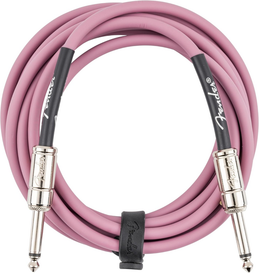 Fender Contour 10' Instrument Cable in Burgundy Mist