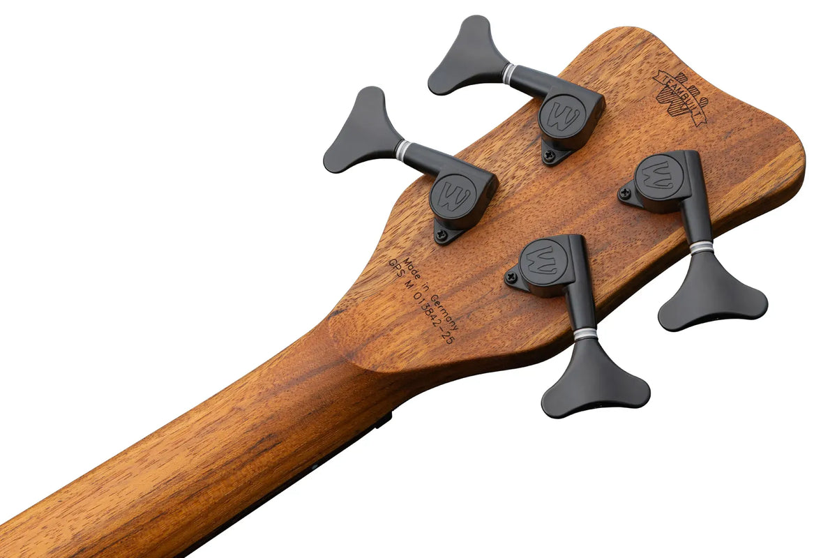 Warwick TeamBuilt Pro Series Streamer LX 4-String in Solid Black