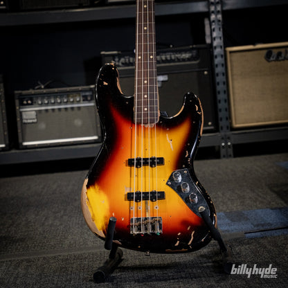 Fender Custom Shop Jaco Pastorius Tribute Fretless Jazz Bass in 3-Color Sunburst