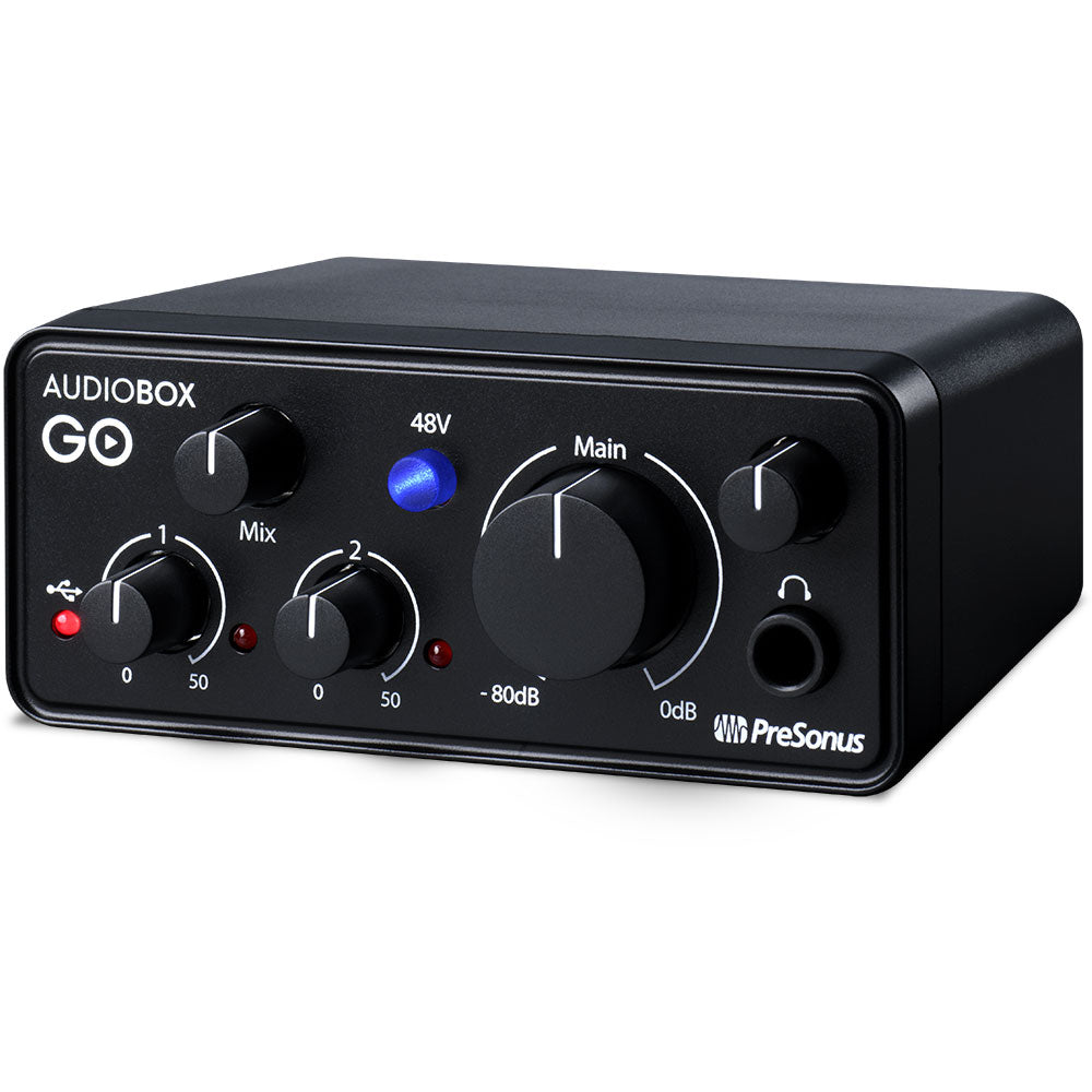 PreSonus AudioBox GO Compact 2x2 USB Audio Interface